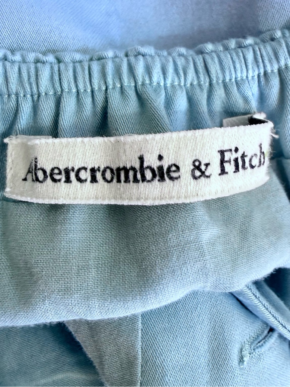 NWOT Abercrombie and Fitch Coquette Girl Blue Halter Mini Dress Medium - Picture 4 of 7